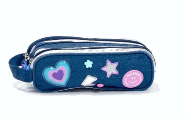 Cartuchera Tubo Azul Chic Fw
