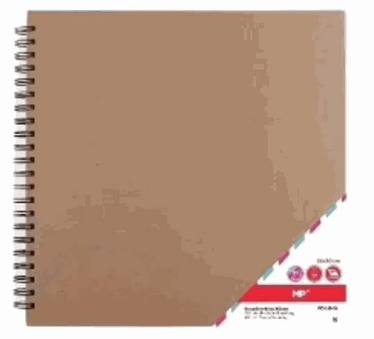 Album De Scrapbooking 30x30cm 200g 20 Hojas Kraft Main Paper