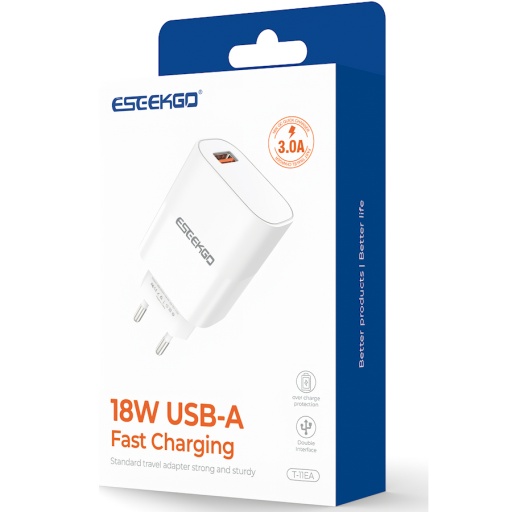 Cargador Rapido 18 W 3.0 ESTEEKGO