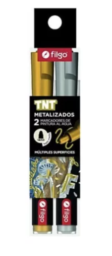 Marcadores Acrilicos Metalizados Tnt X2 Filgo
