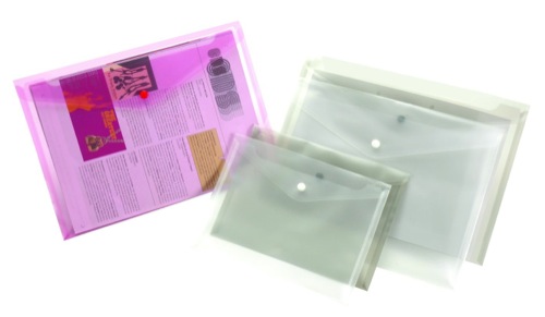 Pack X12 Sobre A4 TRANSPARENTE Con Broche