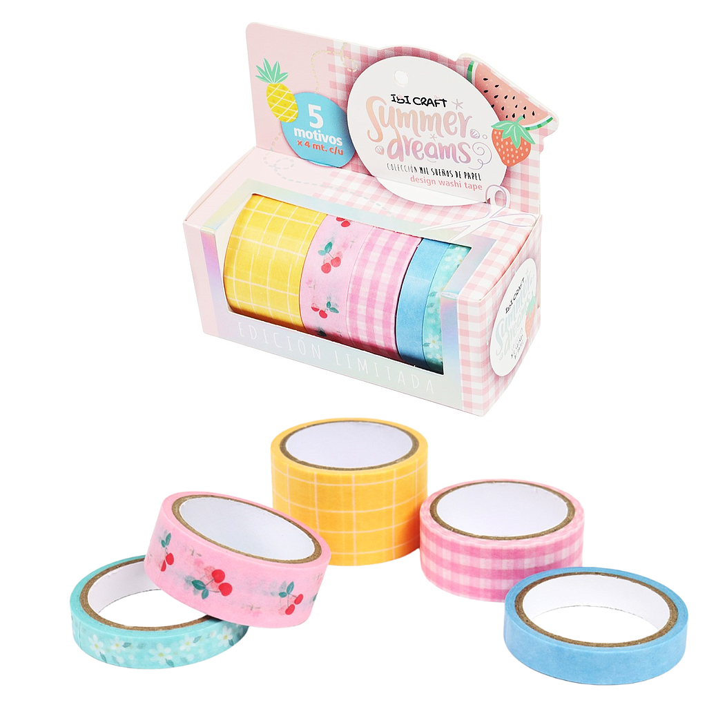 Cinta Adhesiva Washi Tape Summer Dreams