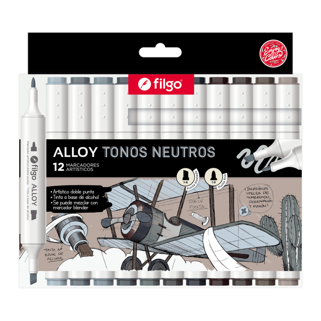 Marcador Alloy Tono Neutro