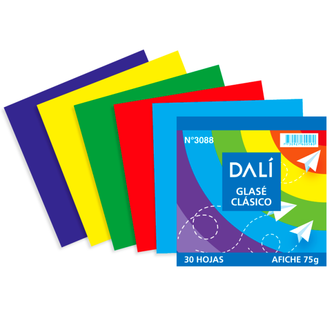 Papel Glase Clasico x24