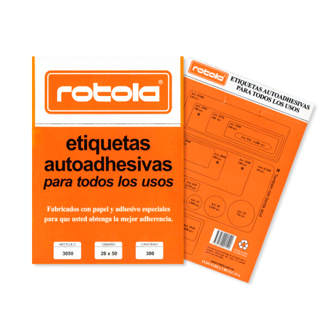 Etiqueta Rotola 66mm x 100mm