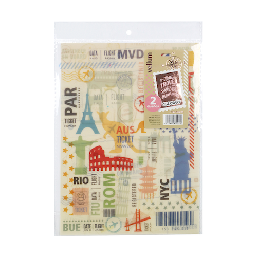 PAPEL VEGETAL ILUSTRADO IBI CRAFT SUMMER DREAMS