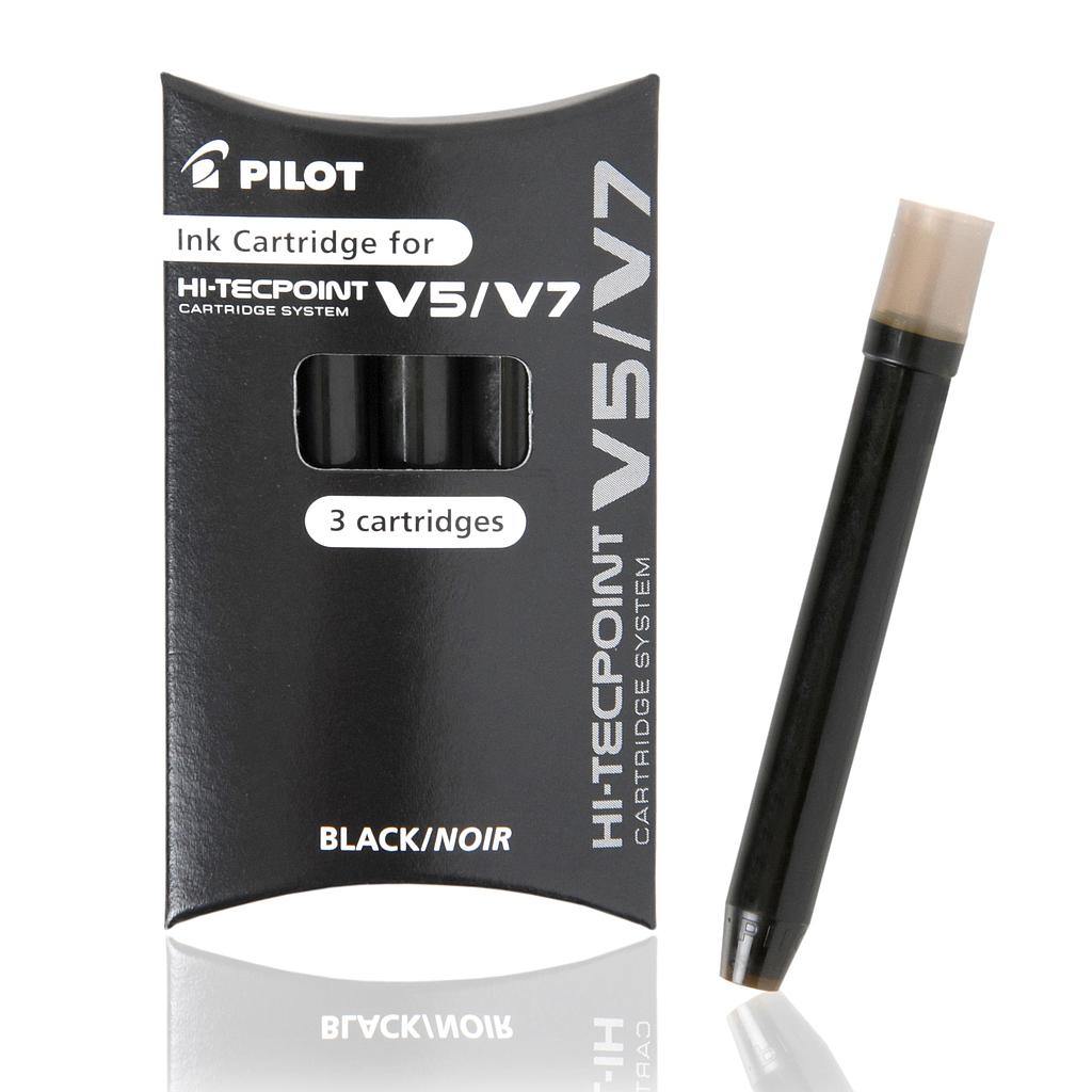 SET DE 3 CARTUCHOS PARA V5-V7 RECARGABLE NEGRO