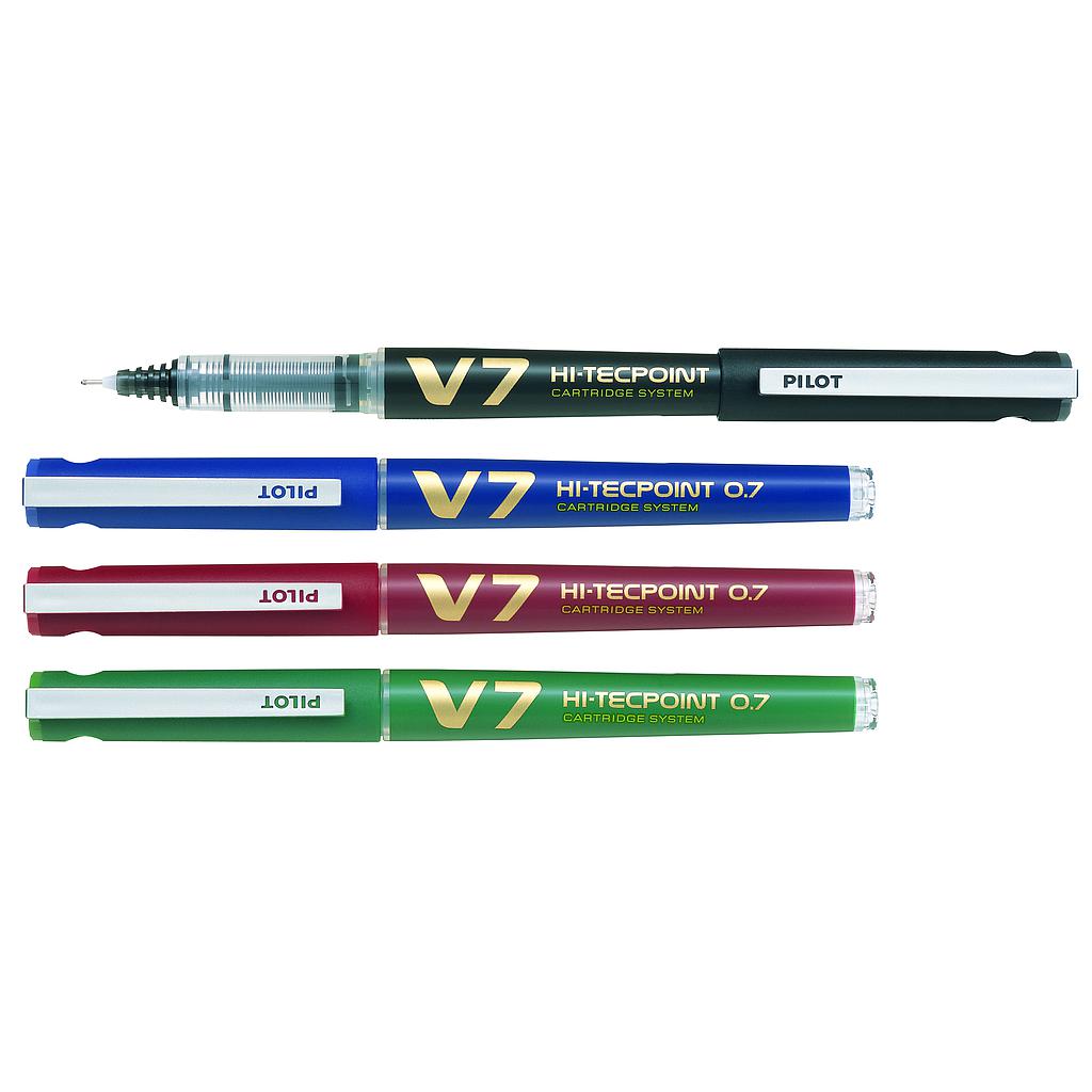 LAPICERA PILOT AZUL V7 RECARGABLE CON CARTUCHO 0.7 MM