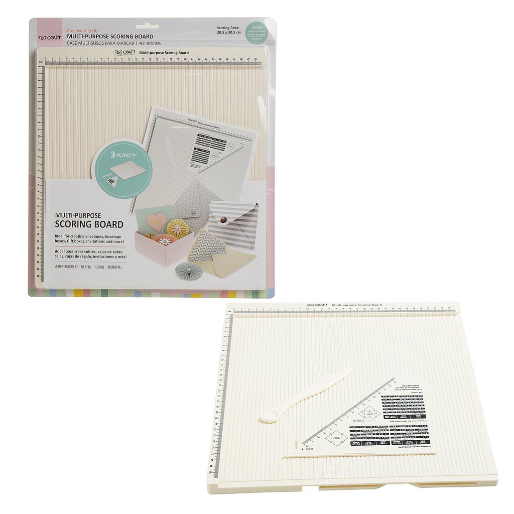 TABLERO PLEGADOR MULTIPROPÓSITO IBI CRAFT P/SOBRES, CAJAS, ETC, SUP. DE TRABAJO 30,5x30,5cm