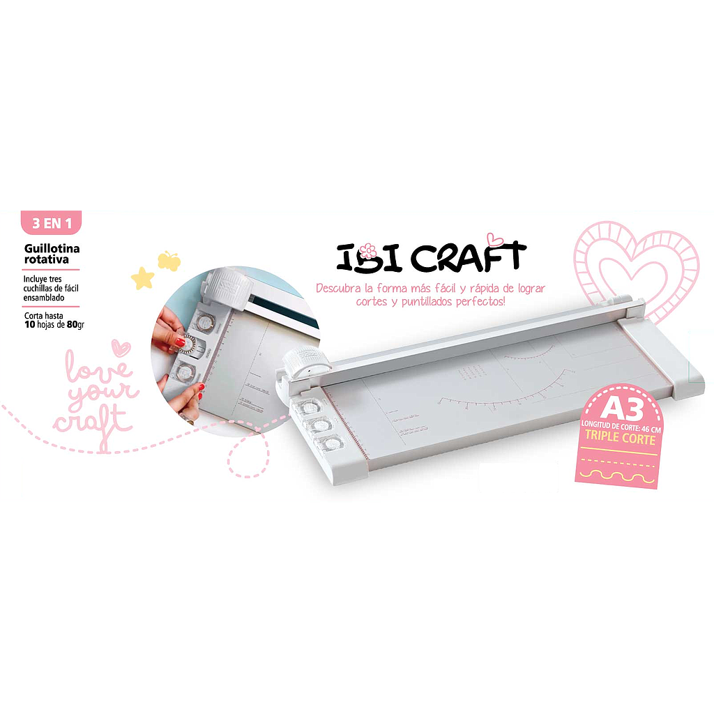 CIZALLA ROTATIVA 3 en 1 A3, IBI CRAFT