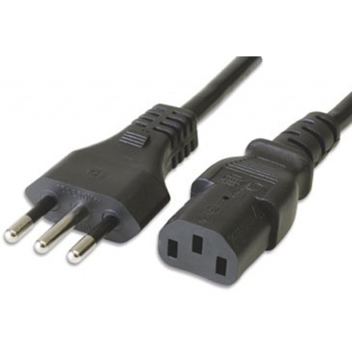 CABLE DE PODER 3 EN LINEA PARA FUENTE PC PREMIUM CALIDAD