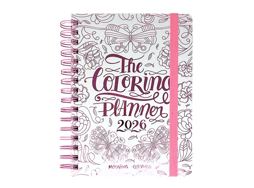 Agenda  Mooving The Coloring Planner semana a la vista