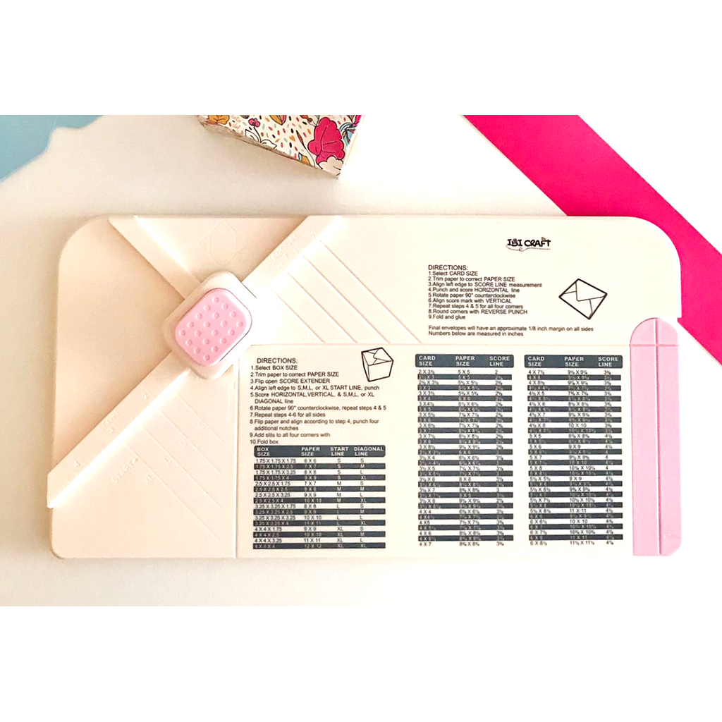 TABLERO PLEGADOR MULTIPROPÓSITO IBI CRAFT C/ TRAZADOR Y PERFORADOR DE ESQUINAS INTEGRADO