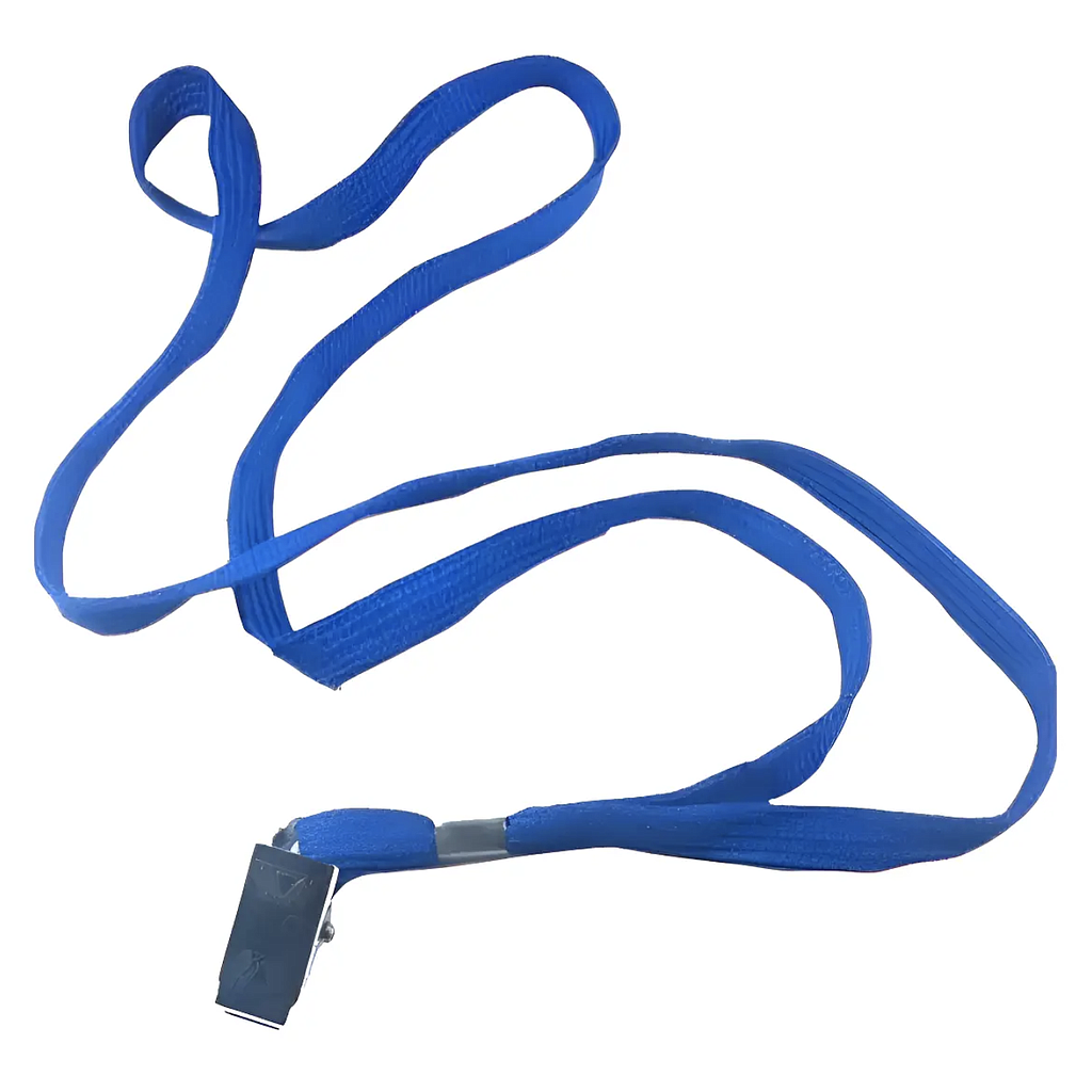 Cinta Para Solapero  Con Pinza Metálica X50 Unidades Azul