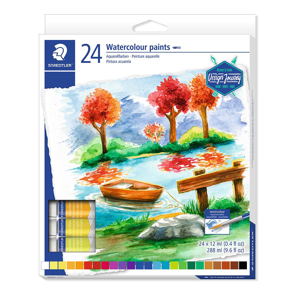 Estuche Para Acuarela Staedtler De 24 tubos