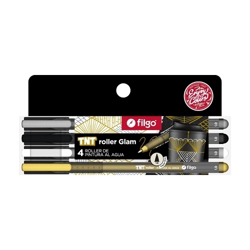 Boligrafo TNT Roller Glam x4 Filgo