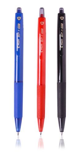 Lapicero BP1 Pilot Retractil Rojo
