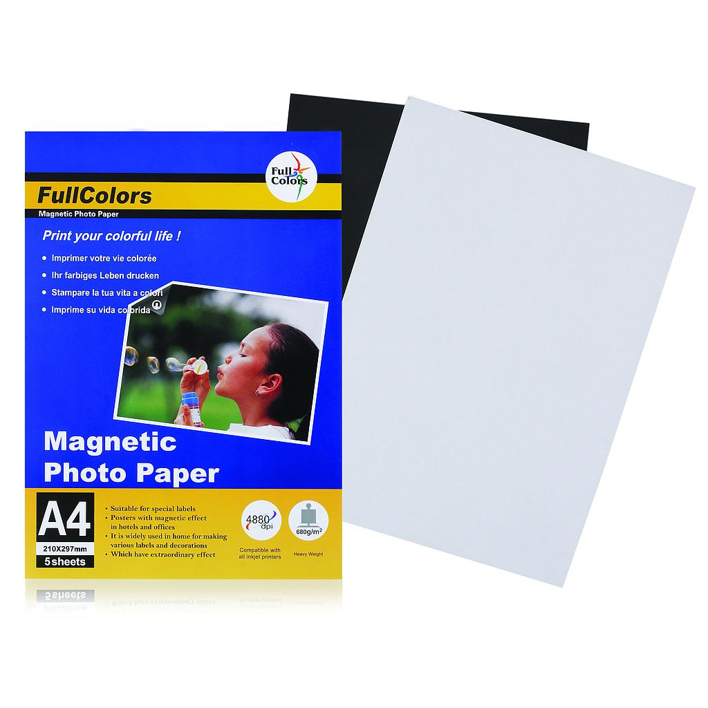 PAPEL FOTOGRÁFICO MAGNÉTICO A4. 680 GR