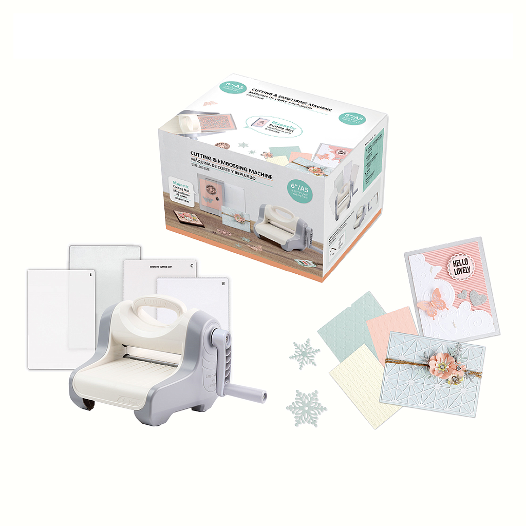 MÁQUINA TROQUELADORA DE CORTE Y ESTAMPADORA DE RELIEVES IBI CRAFT, 6"
