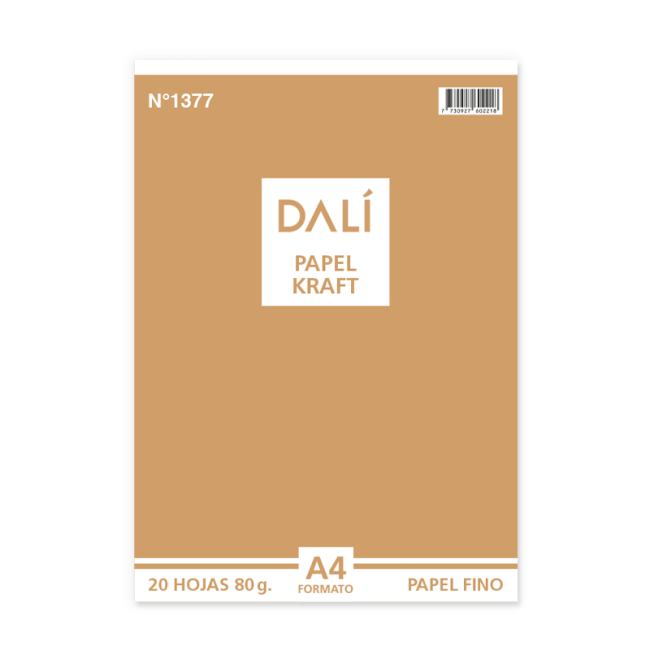 Papel Kraft A4 DALI 80 gr 20 h