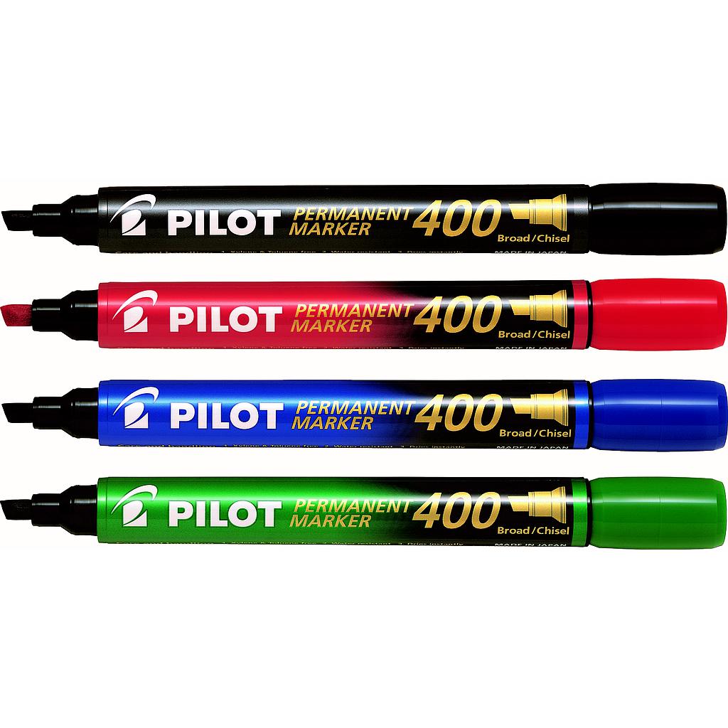MARCADOR PERMANENTE PUNTA BISELADA PILOT SCA-400