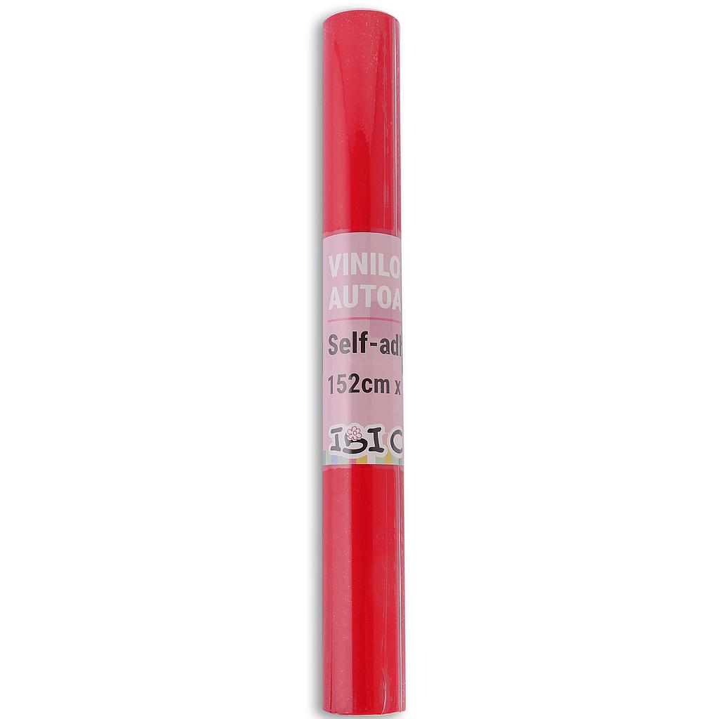 ROLLO DE VINILO AUTOADHESIVO 152 X 30,5 CM IBI CRAFT, ROJO