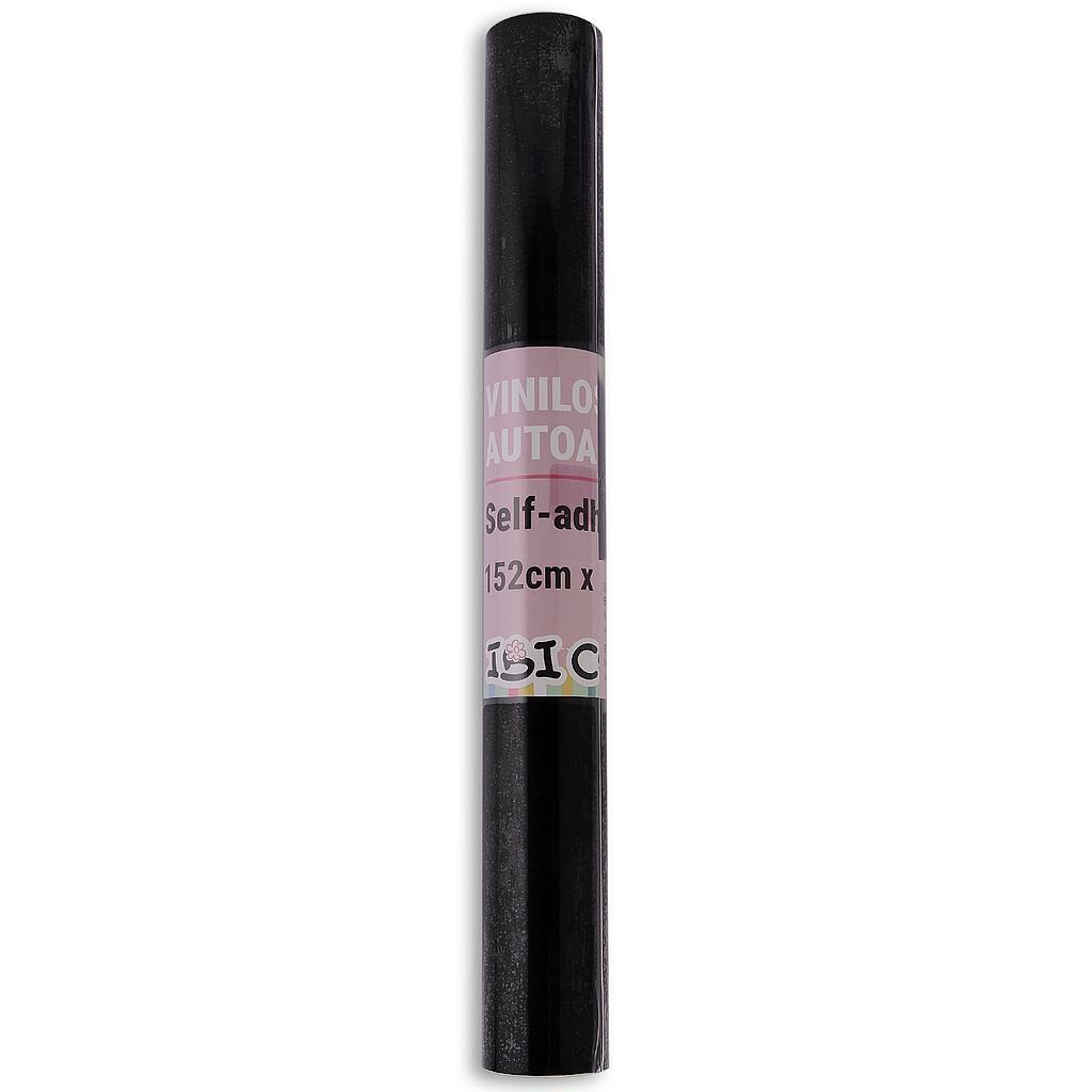 ROLLO DE VINILO AUTOADHESIVO 152 X 30,5 CM IBI CRAFT, NEGRO