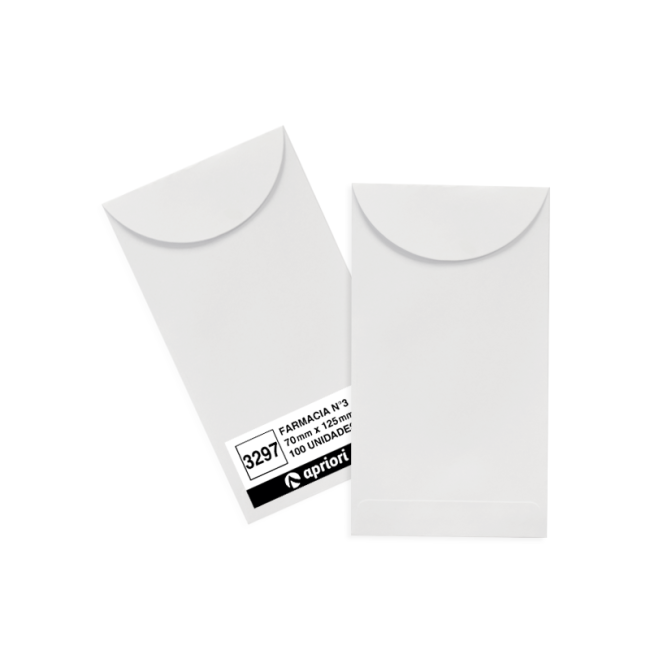 Sobre Farmacia N°3 B 70mm x 125mm