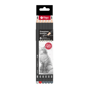 Lapices de grado Premiere x6 Filgo