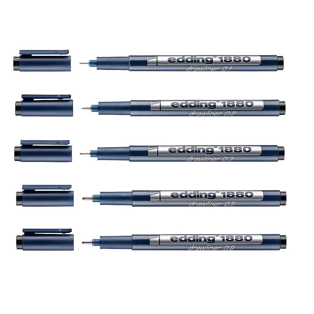 MARCADOR EDDING 1880 DRAWLINER, 0.8 mm