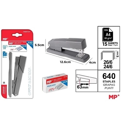 Engrampadora main paiper 12.5 x 5.6