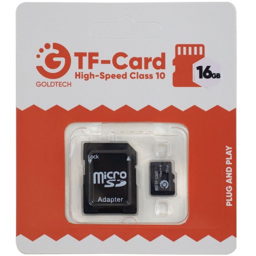 MEMORIA MICROSD 16GB CON ADAPTADOR MICRO-SD CLASE 10