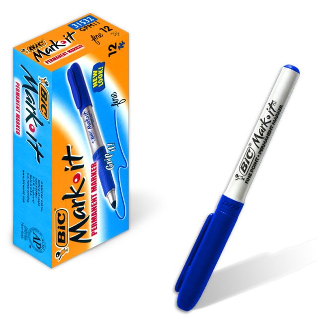 Marcador Permanente Fino Bic x unidad
