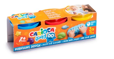 Masa De Moldear Carioca Baby Dough Caja X 3 Unidades