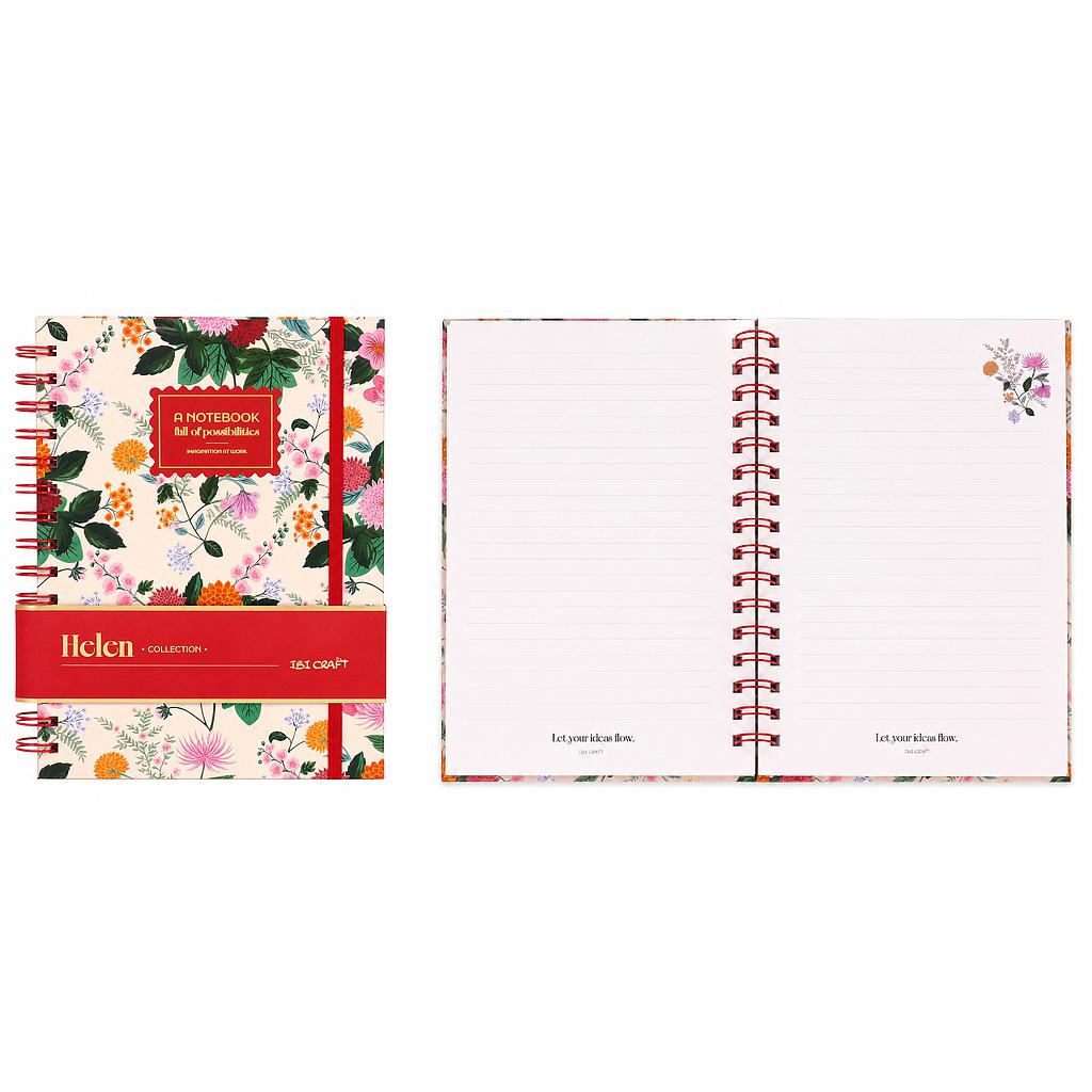 CUADERNO IBI CRAFT T.DURA, A5, 80H., C/ESP., HELEN COLLECTION