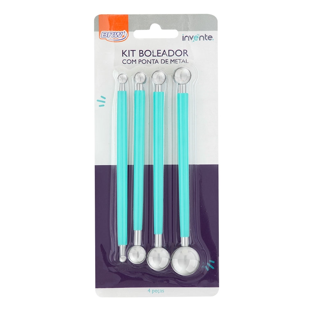 Kit 4 herramientas Brw para modelar metal