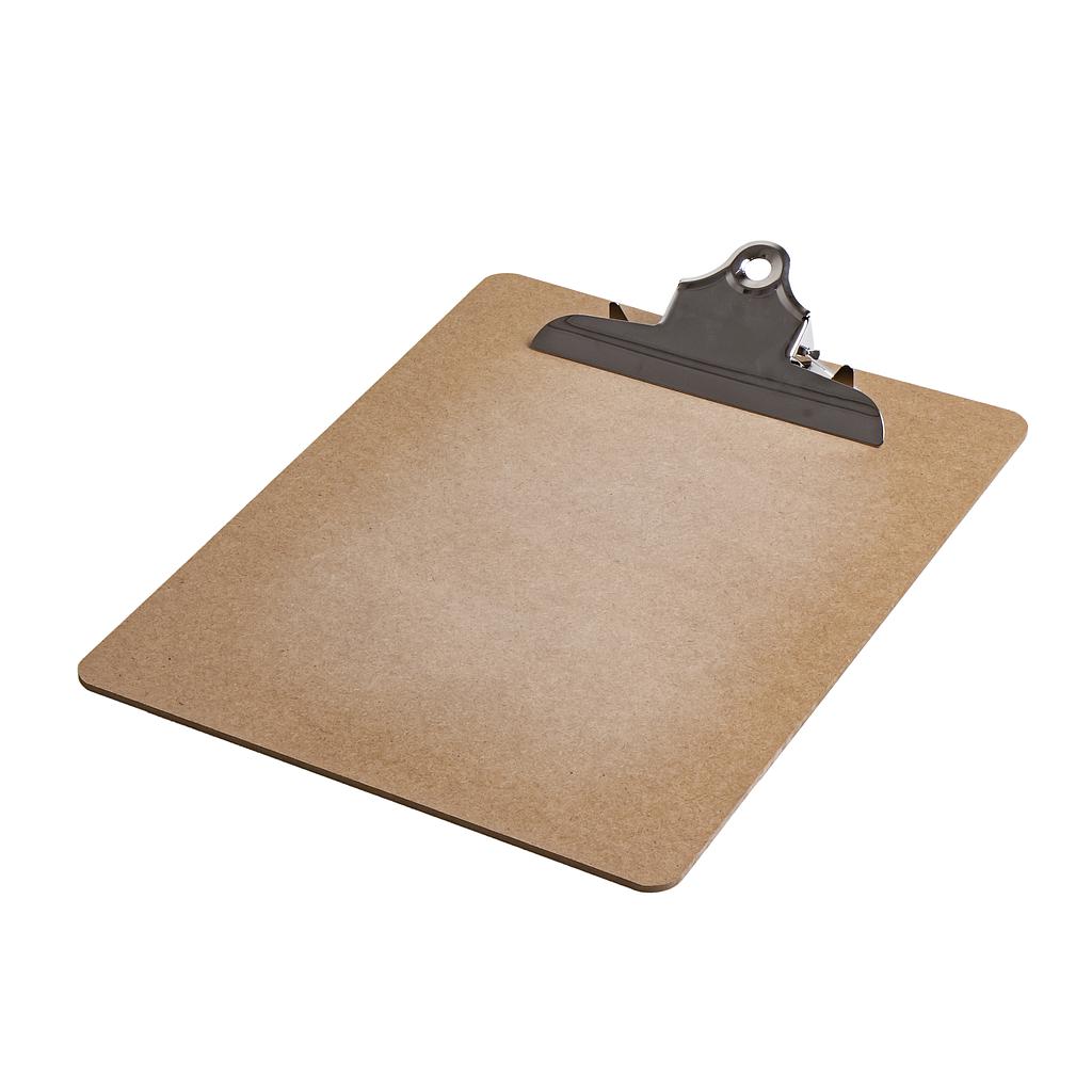 TABLA DE MADERA CON APRIETAPAPELES FORMATO A4