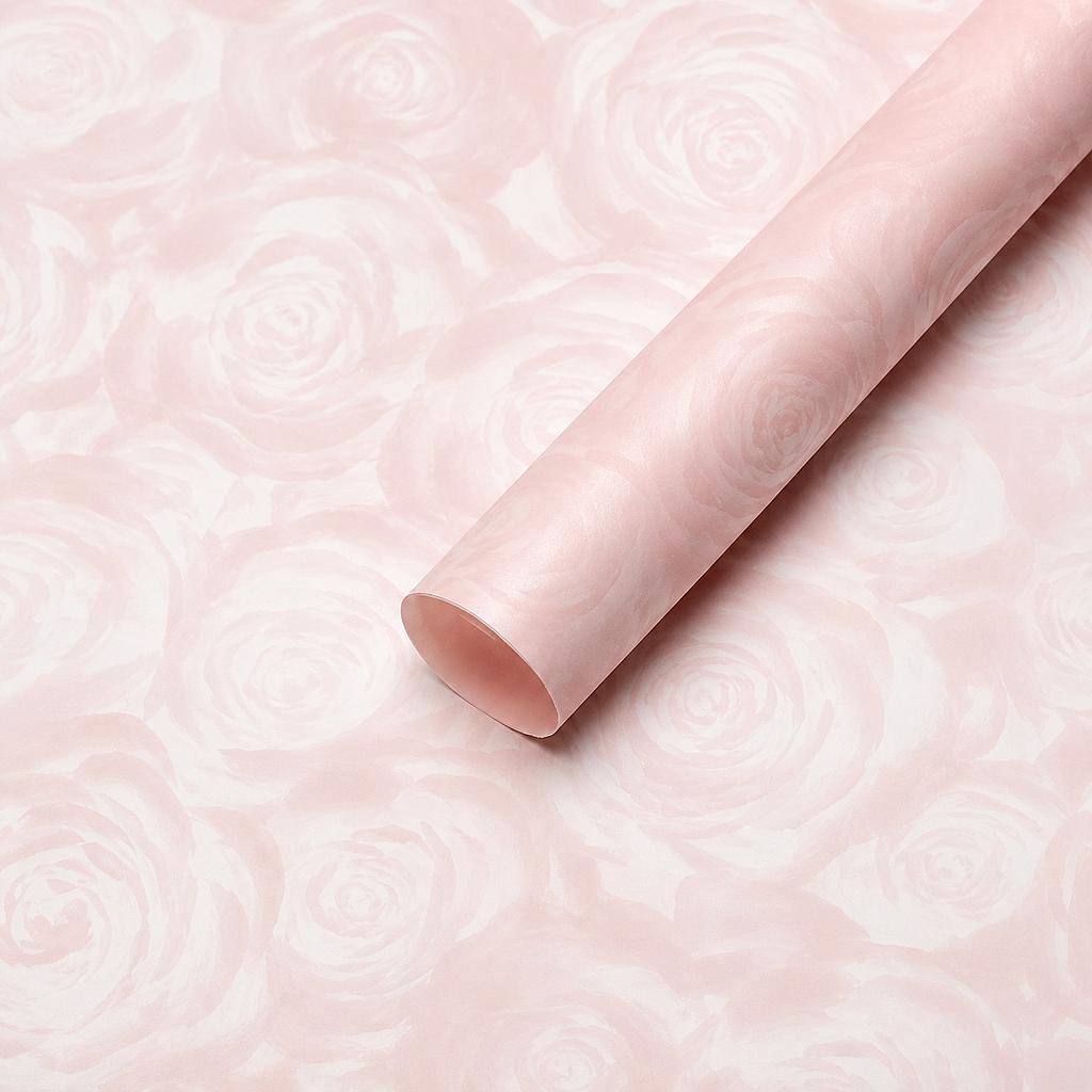 PAQUETE CON 20 PLIEGOS DE PAPEL COREANO IBI CRAFT, 57x57cm, 50µm, ROSA PASTEL