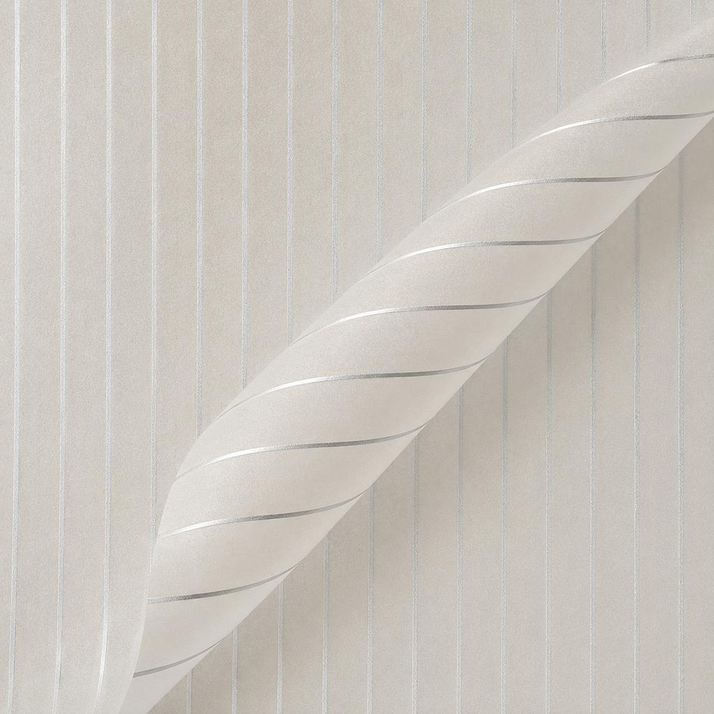 PAQUETE CON 20 PLIEGOS DE PAPEL COREANO IBI CRAFT, 57x57cm, 50µm, ESMERILADO C/LINEAS PLATA