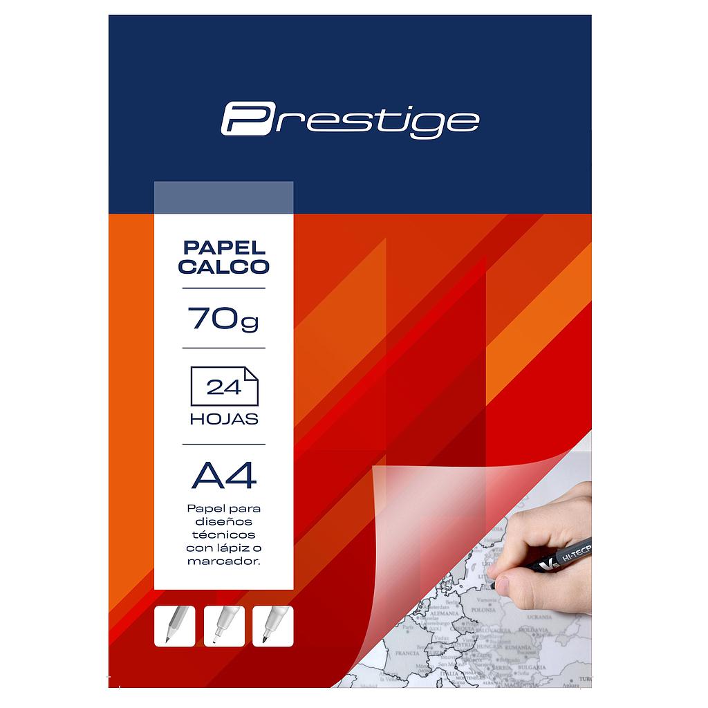 BLOC CALCO PRESTIGE 70 GRS. A4, 24 HOJAS
