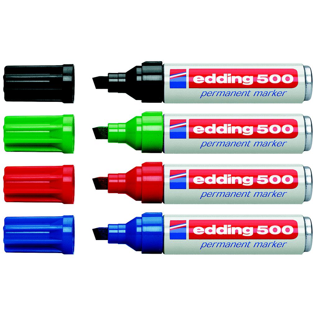 MARCADOR EDDING-500 ROJO