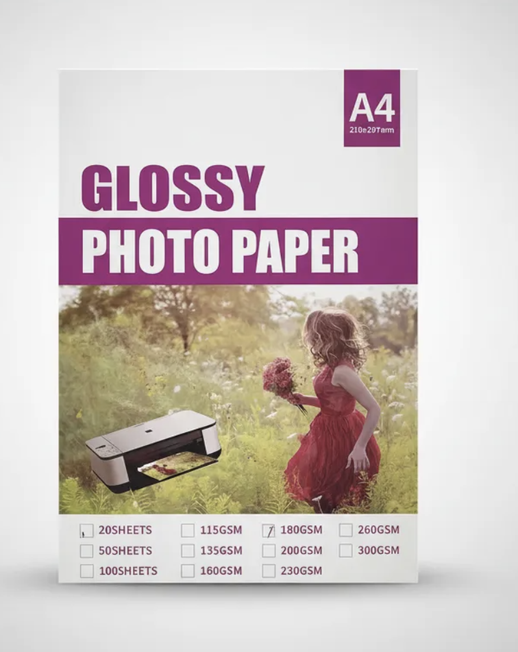 PAPEL FOTOGRAFICO A4 20 HOJAS CALIDAD A 180GRS