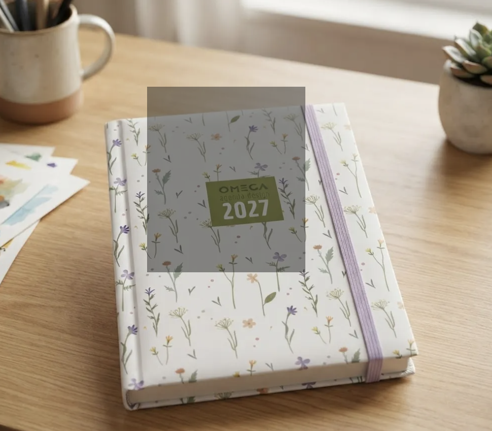 Agenda A5 Semana A La Vista Omega 2027 Varios Flores De Primavera 2027