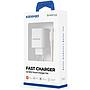 CARGADOR DE PARED QC 3.0 CARGA RAPIDA QUICK CHARGER + CABLE IPHONE LIGHTNING COMBO ESEEKGO QC-06